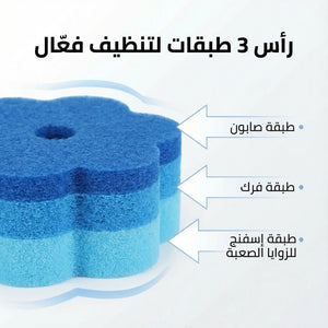 Disposable Toilet Brush – Clean Without Touching Germs + (8 Hygiene Disposable Heads) - product view 5 - Shoplex
