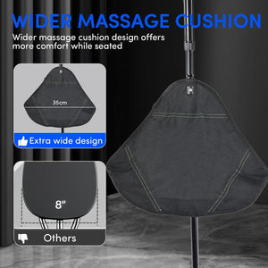 Foldable Cane with Built - In Seat, LED Light, Adjustable Height Support - Shoplex