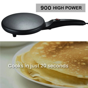 900W Crepe and Pancake Maker Stainless Steel Body - product view 7 - Shoplex
