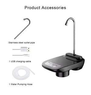 Automatic Rechargeable Water Bottle Pump Electric Portable Dispenser - Shoplex
