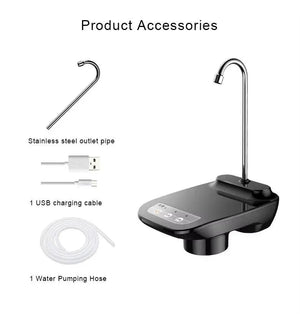 Automatic Rechargeable Water Bottle Pump Electric Portable Dispenser - Shoplex