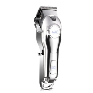 RAF Metal Body Waterproof Professional Hair Trimmer USB Rechargeable Clipper