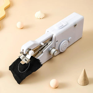 Mini Handheld Portable Sewing Machine White — Quick Home Repair Tool - product view 2 - Shoplex