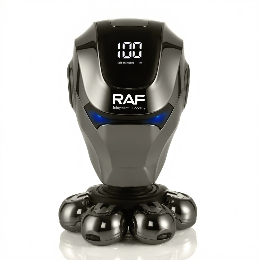 RAF 5-in-1 Rechargeable Waterproof Grooming Kit with LED Display