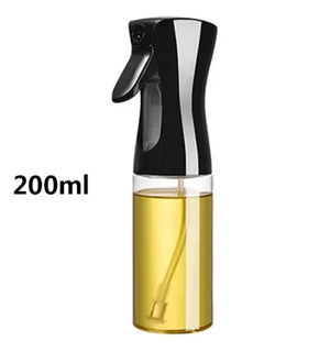 Refillable Olive Oil Spray Bottle with Bamboo Brush Accessory