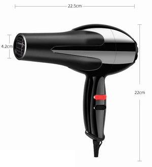 Red Black 1000W Ionic AC Motor Hair Dryer Concentrator Nozzle - Shoplex