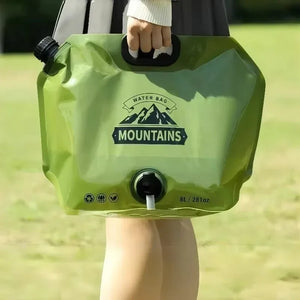 8L Foldable Portable Water Bag for Camping and Travel - Shoplex