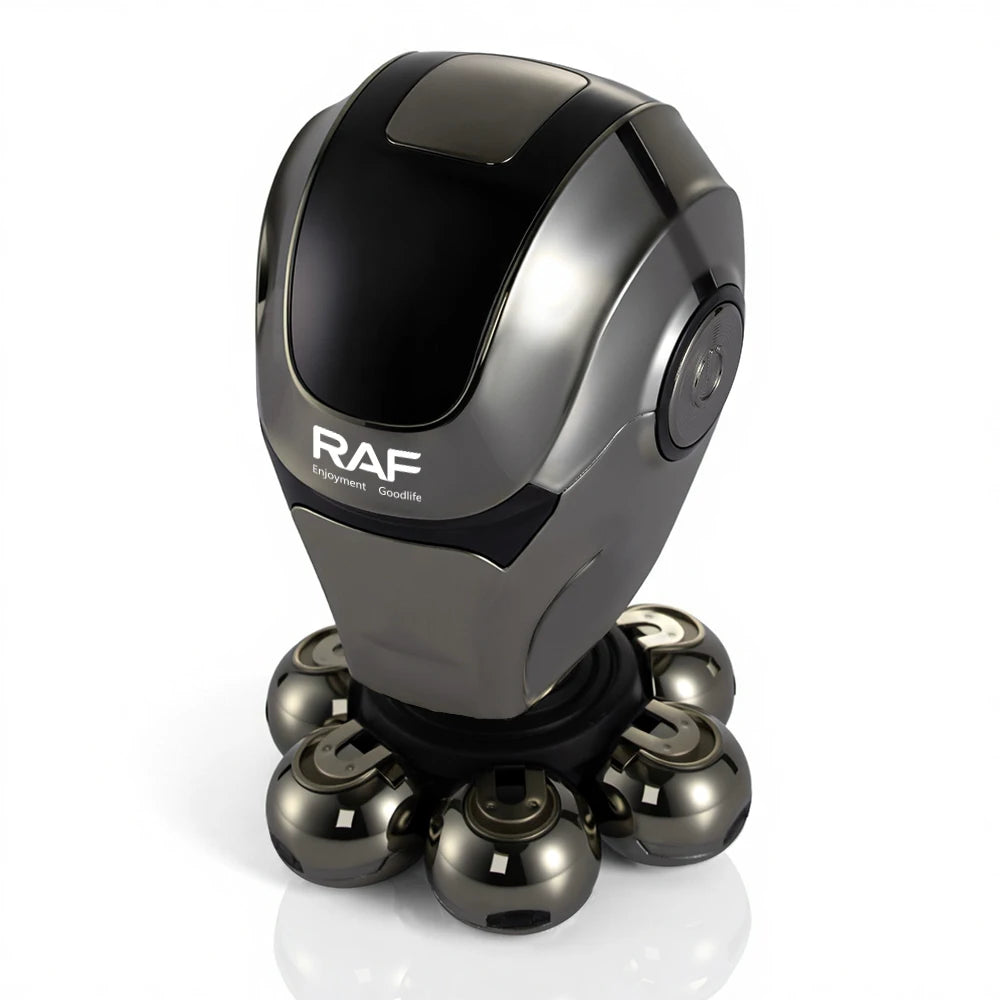 RAF 5-in-1 Rechargeable Waterproof Grooming Kit with LED Display