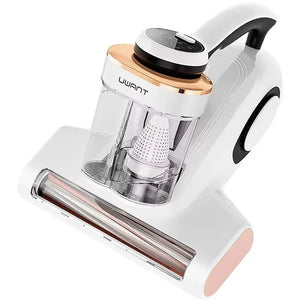 UWANT handheld vacuum cleaner with transparent dust container and sleek white design