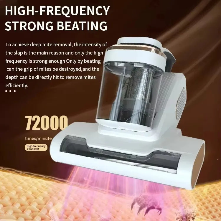 Handheld UV Mattress Vacuum Cleaner HEPA High-Suction Dust Mite Removal