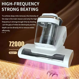 High-frequency mite remover vacuum cleaning mattress with powerful suction and UV light