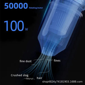 Wireless Rechargeable Wet Dry Handheld Car Vacuum Cleaner - Shoplex