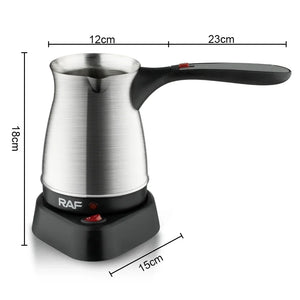 Stainless Steel Electric Coffee Pot Long Handle 500ml Turkish - Shoplex