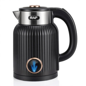 RAF Retro Stainless Steel Electric Kettle with Thermometer, 1.5L