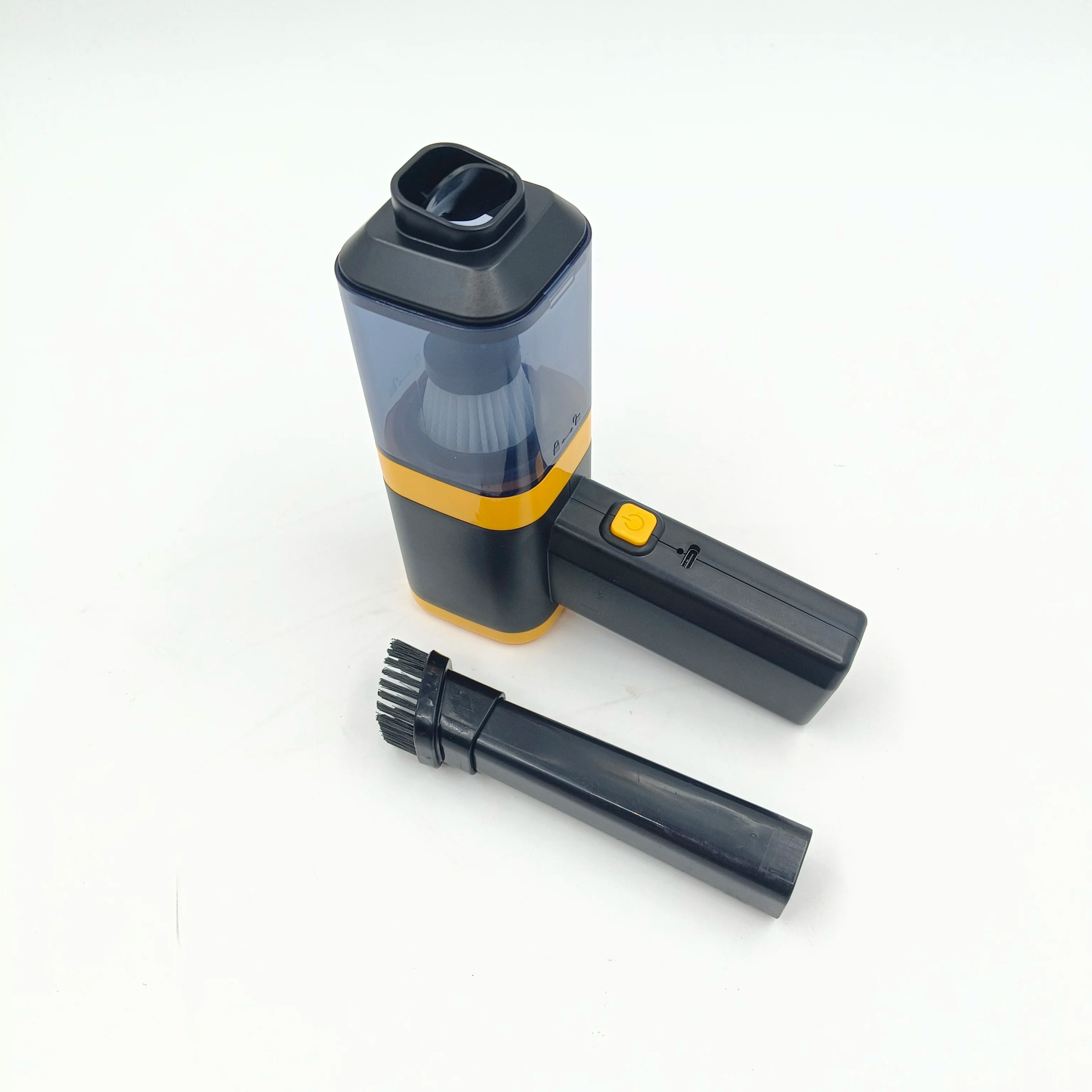 Compact Rechargeable Handheld Car Vacuum Cleaner USB-Powered Portable Lightweight