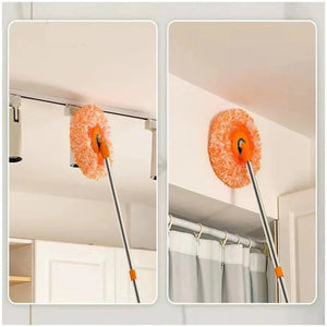Sunflower 360° Adjustable Microfiber Dust Mop for Home Cleaning - Shoplex