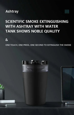 Smokeless Cup-Holder Car Ashtray with Water Tank Filter