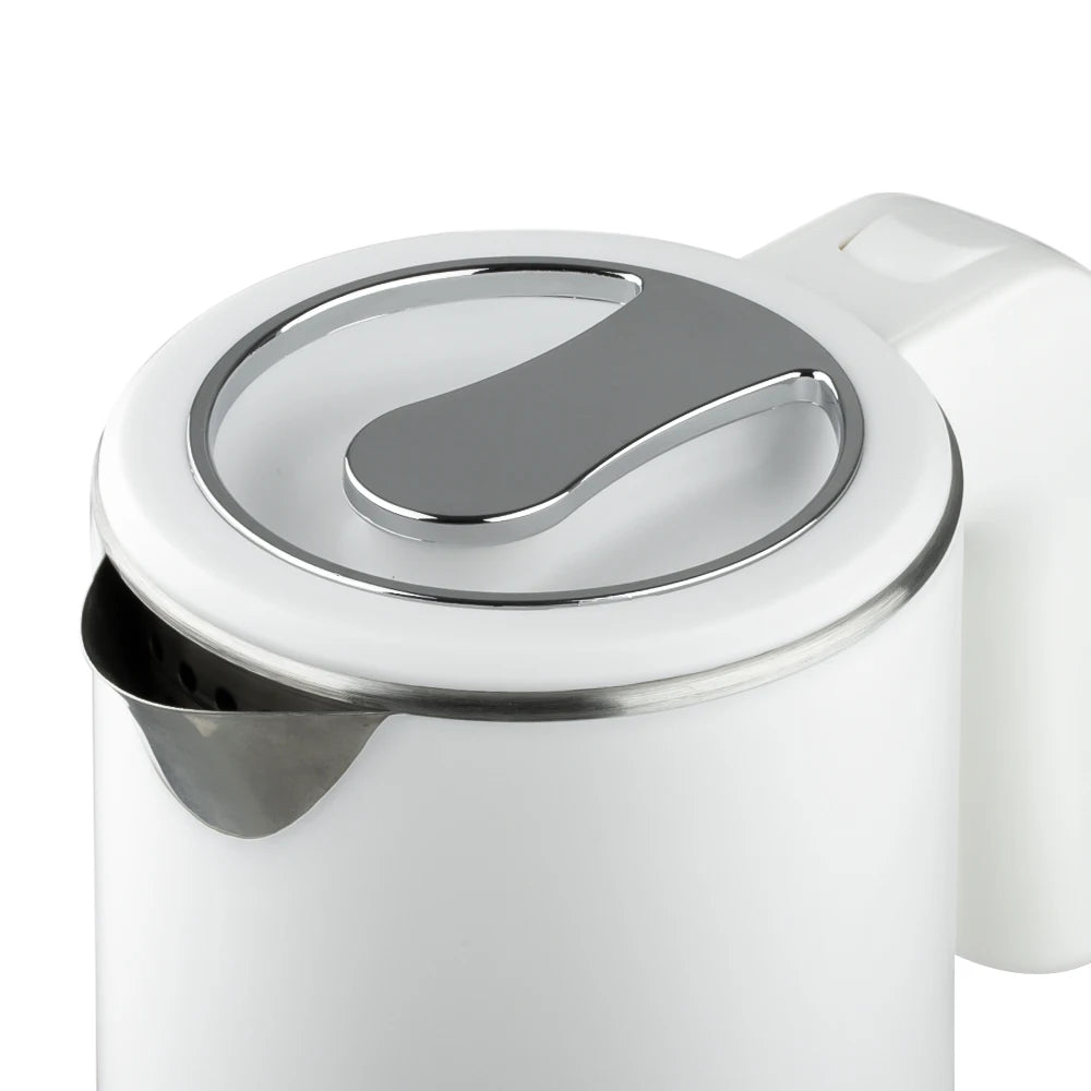 RAF Stainless Steel Double-Wall Electric Kettle 0.8L with Base