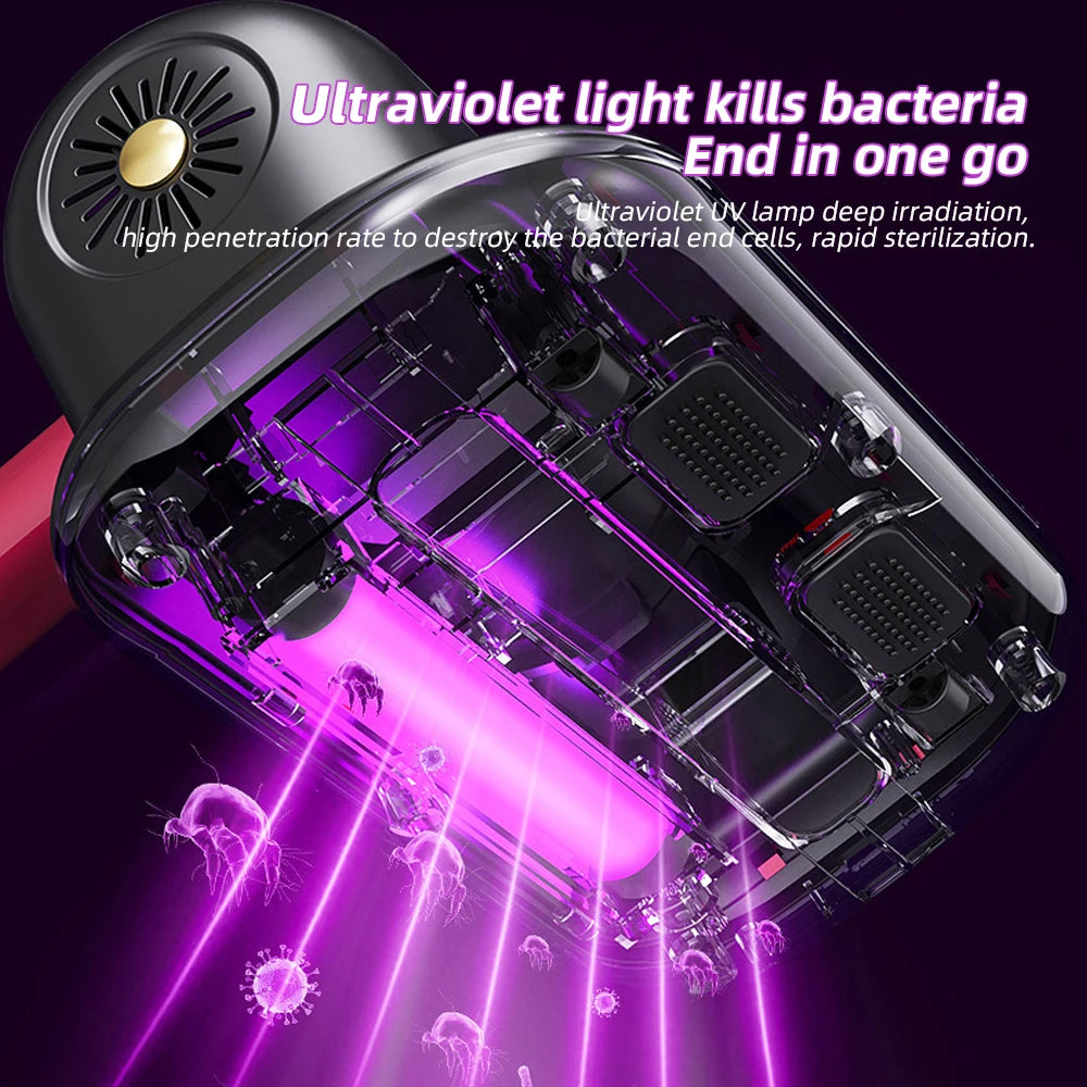 Portable Cordless UV Mite Remover Vacuum Handheld for Bedding