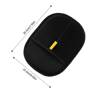 Black Pet Grooming Hair Removal Glove for Cats and Dogs - product view 5 - Shoplex