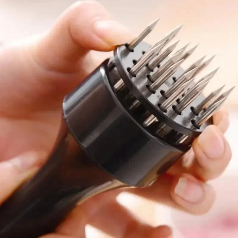 Stainless Steel Meat Needle Tenderizer Steak Hammer for Tenderizing - product view 2 - Shoplex