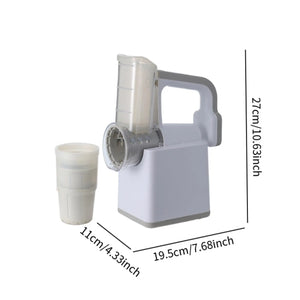 Electric Cheese Grater Portable Rotary Salad Maker Shredder - product view 5 - Shoplex