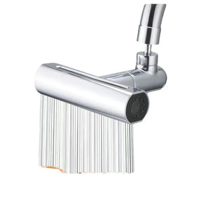 4-Mode Rotating Kitchen Faucet Extender Splash-Proof Waterfall Aerator