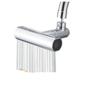 Chrome kitchen faucet sprayer attachment with fine water stream