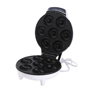 7-Hole Non-Stick Mini Donut Maker Waffle Machine Electric Breakfast