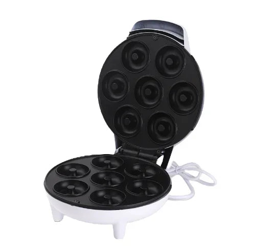 7-Hole Non-Stick Mini Donut Maker Waffle Machine Electric Breakfast