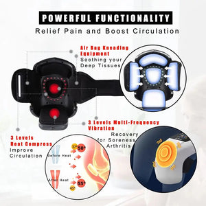 Electric Knee Massager with Heating Infrared Vibration and Pulse Therapy