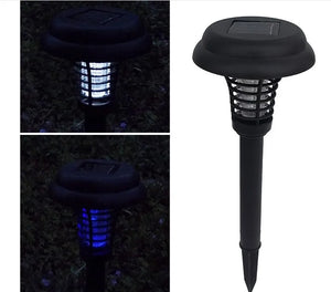 Solar UV-LED Mosquito Zapper for Garden Outdoor Waterproof Pest Control