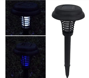 Solar UV - LED Mosquito Zapper for Garden Outdoor Waterproof Pest Control - Shoplex