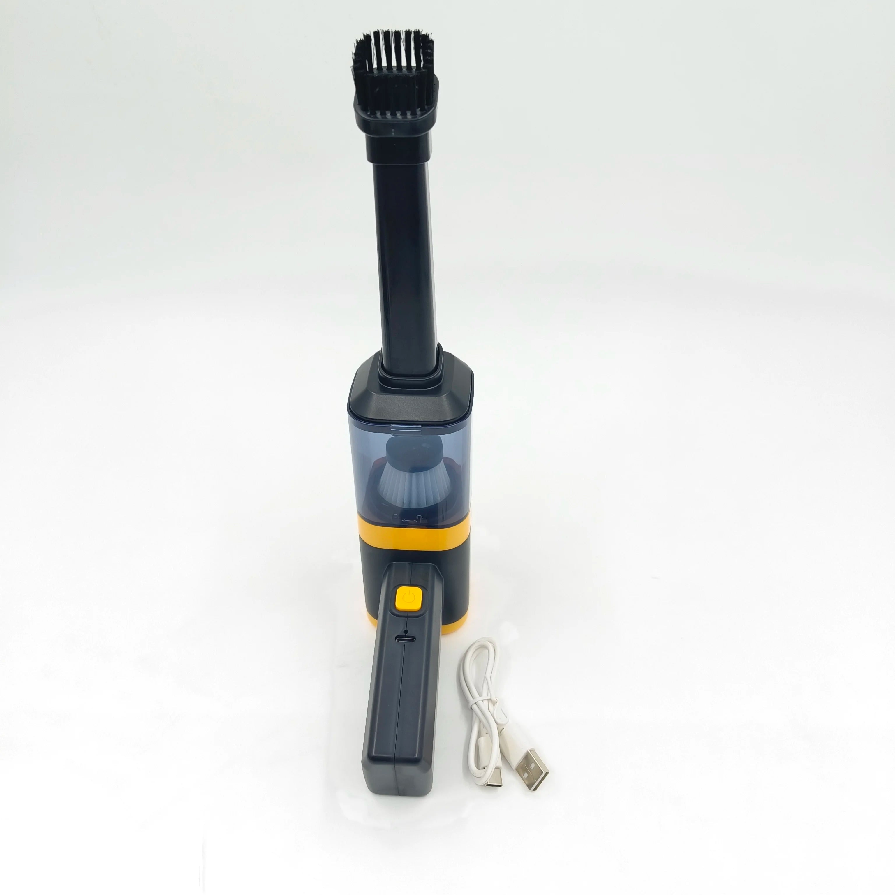 Compact Rechargeable Handheld Car Vacuum Cleaner USB-Powered Portable Lightweight