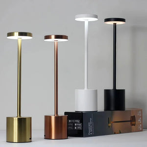 Modern LED Rechargeable Cordless Table Lamp with Touch Dimmer - Shoplex