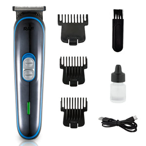 RAF 5-in-1 Professional Men's Rechargeable Hair Clipper Grooming Kit