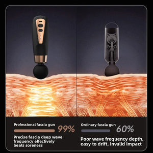 Portable USB Mini Massage Gun with Heat 5 Heads