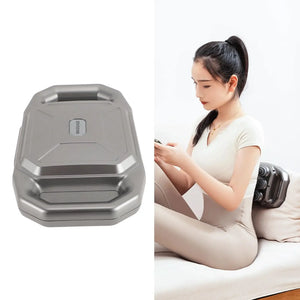 Deep Tissue Percussion Massage Gun, 6 Heads, Heating, Dual Handle