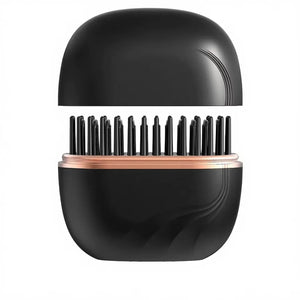 Mini Hot Comb Straightener Cordless Fast Heating Electric Hair Straightening Brush Portable Styling Tool for Home Travel