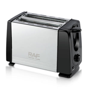 RAF Stainless Steel 2-Slice Toaster 650W Double-Sided Baking Card-Slot