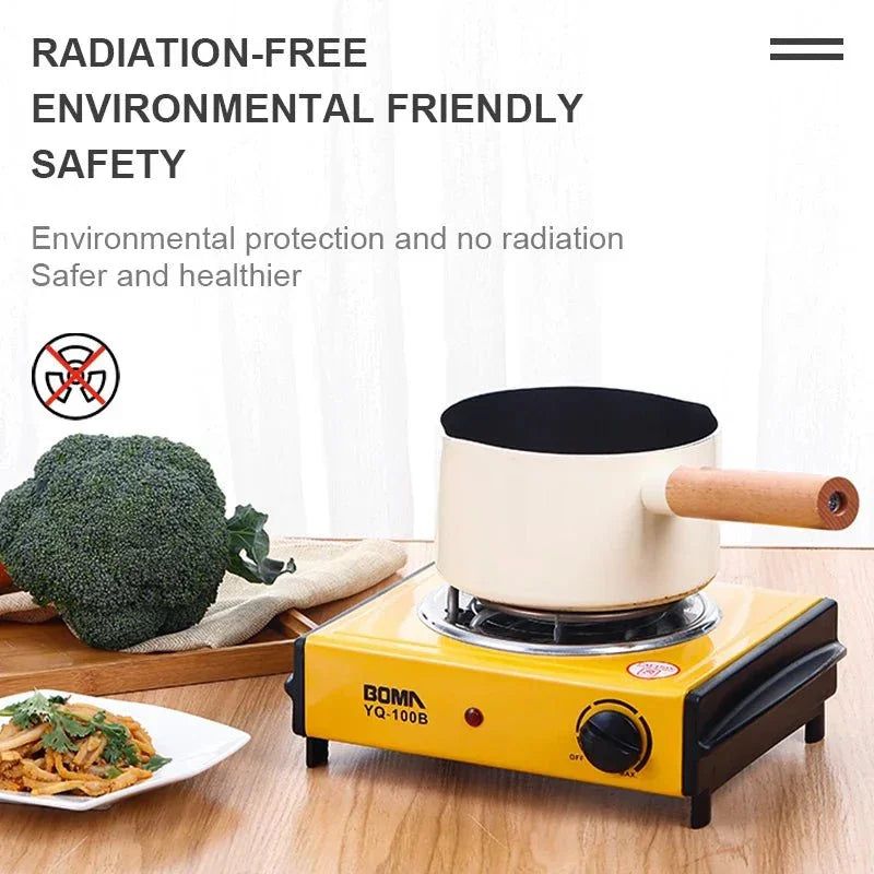 BOMA 1000W Single Coil Stainless Steel Countertop Hot Plate - Shoplex