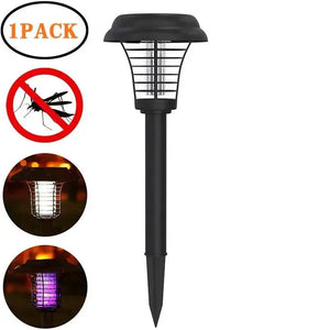 Solar UV - LED Mosquito Zapper for Garden Outdoor Waterproof Pest Control - Shoplex