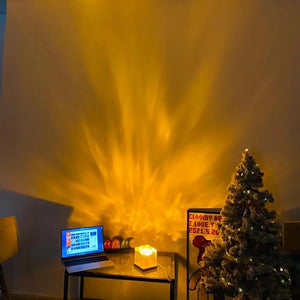Aurora Glow Lamp Dynamic Water Ripple LED Night Light - product view 3 - Shoplex