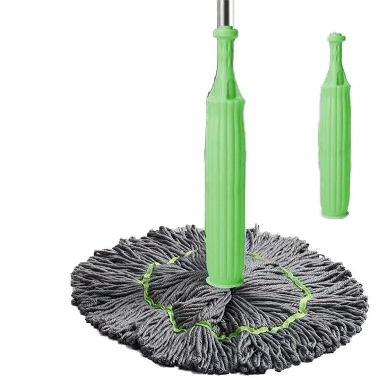 Super Absorbent Microfiber Spin Self - Wringing Mop Set with Bucket - Shoplex