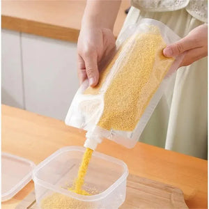 Reusable Foldable Vacuum Storage Bags for Grain Rice Dog Food - Shoplex