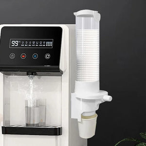 Adjustable Wall-Mounted Countertop Paper Cup Dispenser Holder Magnetic ABS