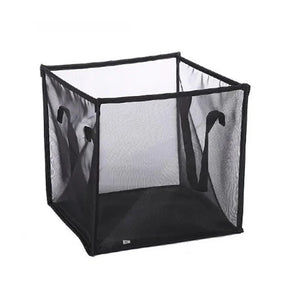 Collapsible Foldable Mesh Laundry Basket Pop - Up Hamper 32x32x32cm - Shoplex