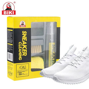 BIKI Sneaker Shoe Cleaning Kit Portable Brush Liquid Cleaner - Shoplex