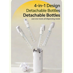4-In-1 Travel Refillable Toiletry Bottles Leak-Proof Multicolor Set