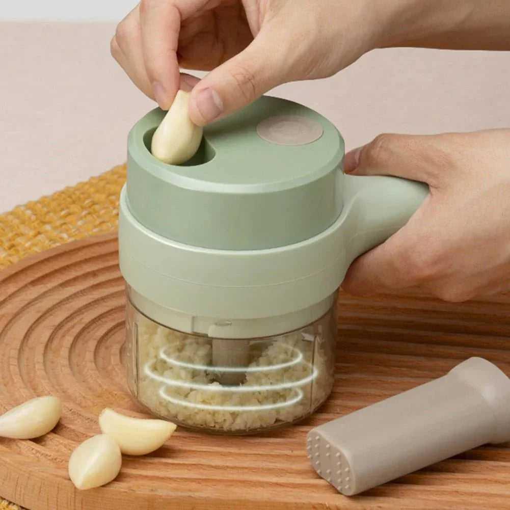 4 in 1 Handheld Electric Vegetable Cutter